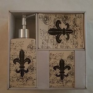 Ceramic Set Lotion Tumbler Sop Dish